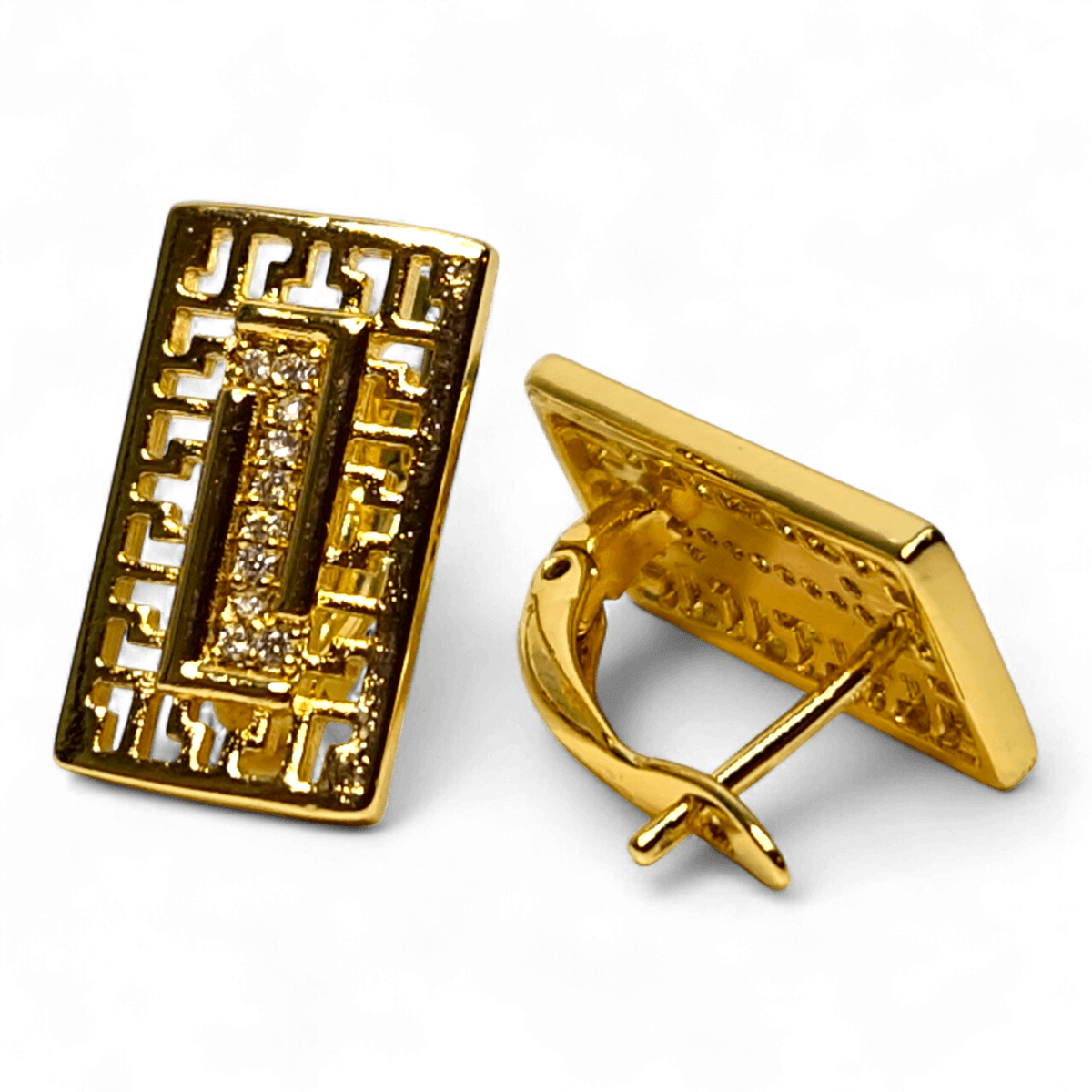 cercei placati aur 14k alessia 3 cercei placati aur 14k alessia 3