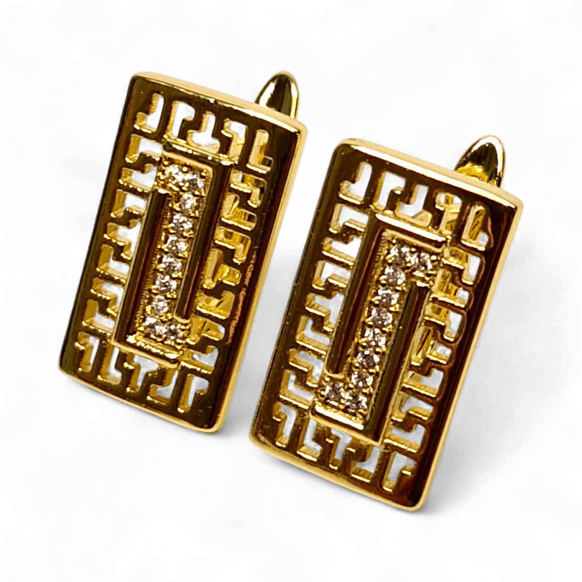 cercei placati aur 14k alessia cercei placati aur 14k alessia