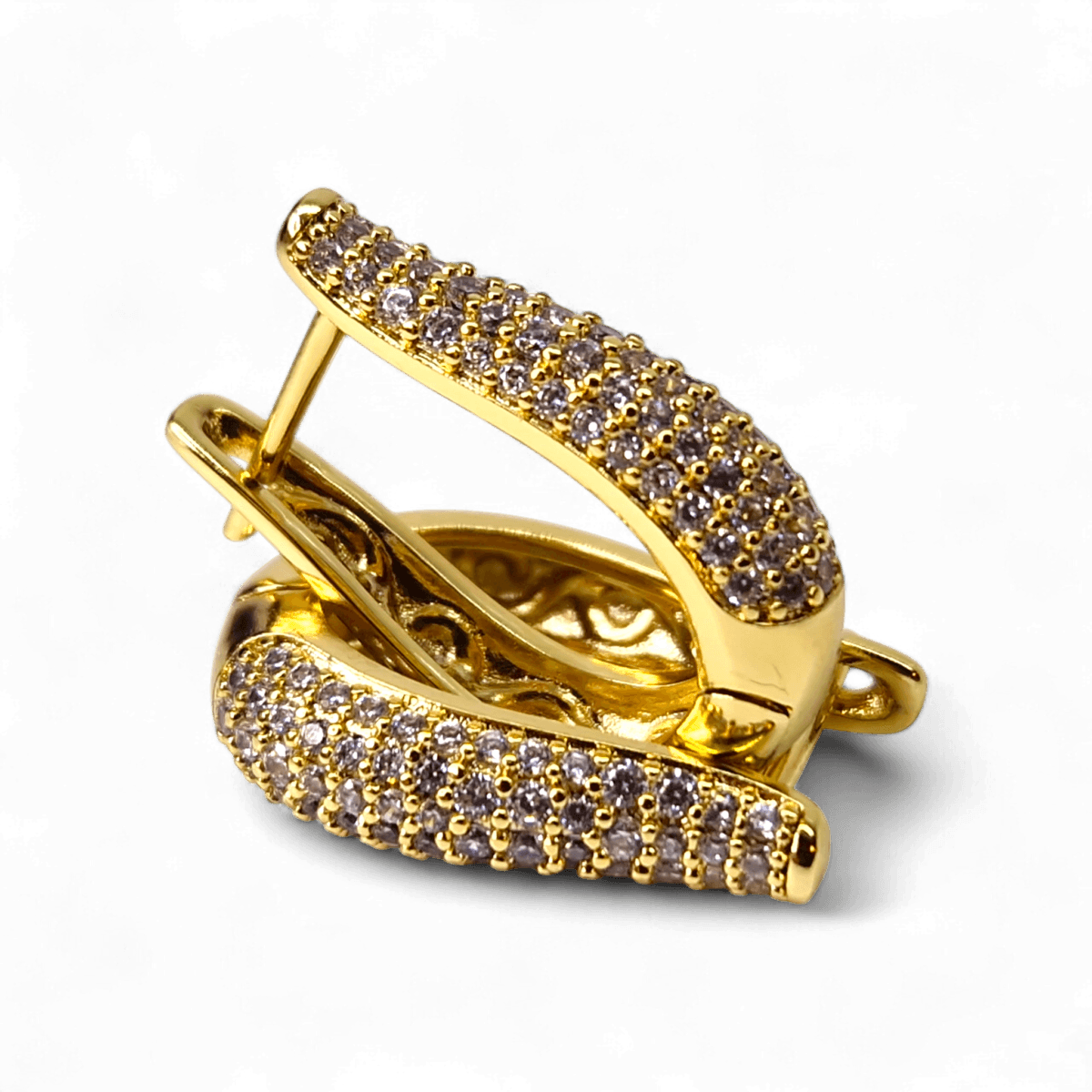 cercei placati aur 14k salma 3 cercei placati aur 14k salma 3