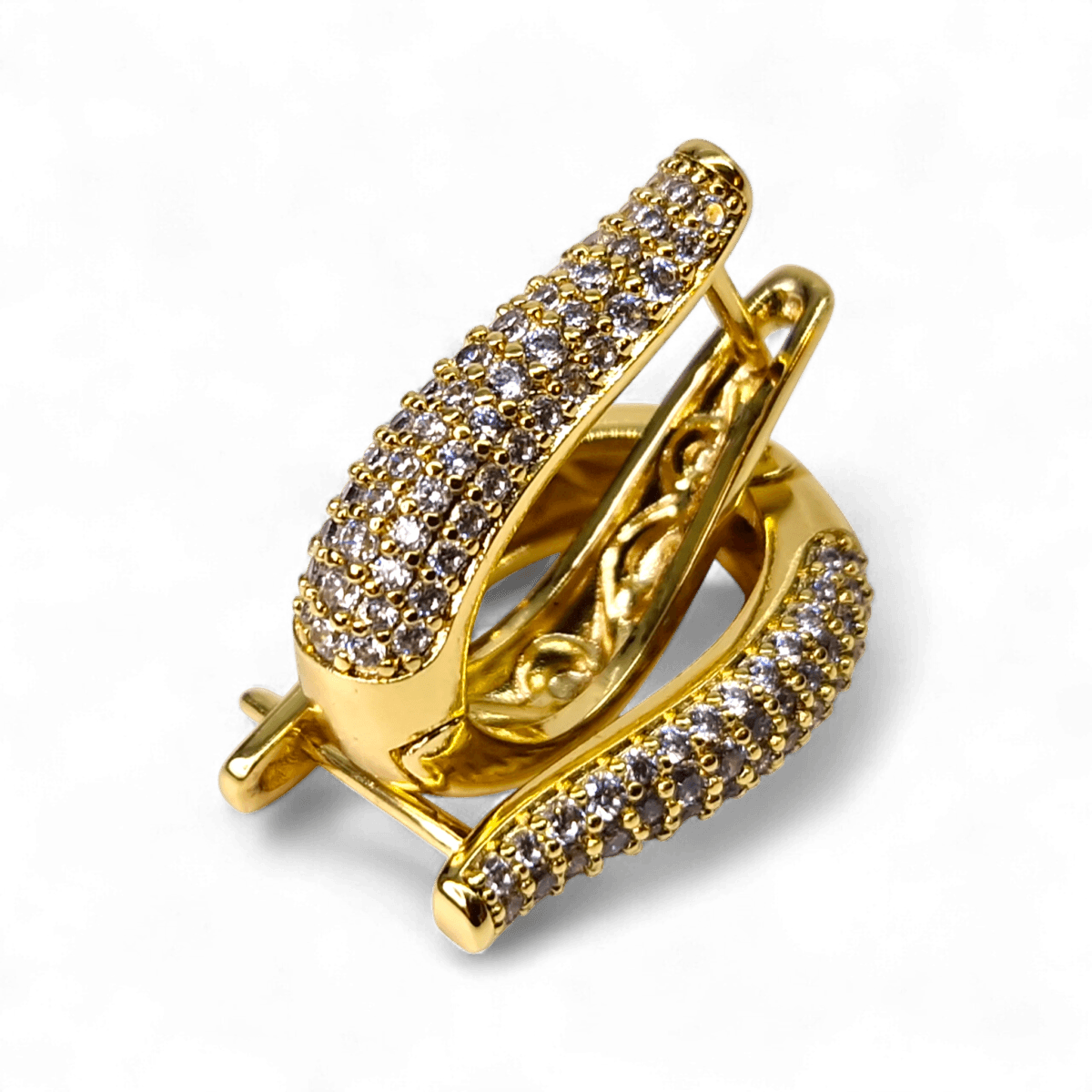 cercei placati aur 14k salma cercei placati aur 14k salma