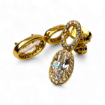 cercei placati aur 18k emilia white