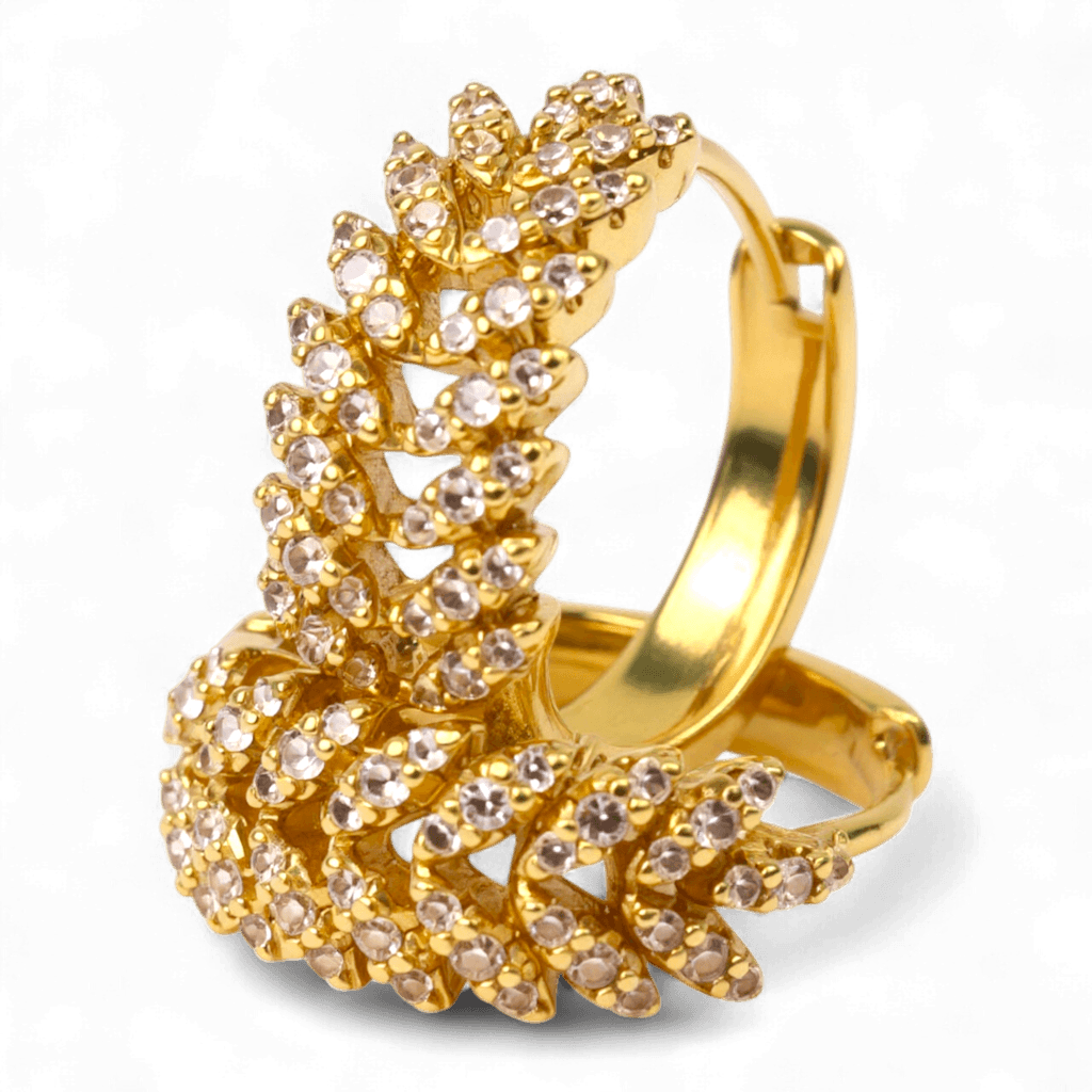 cercei placati aur 18k taylor 5 cercei placati aur 18k taylor 5