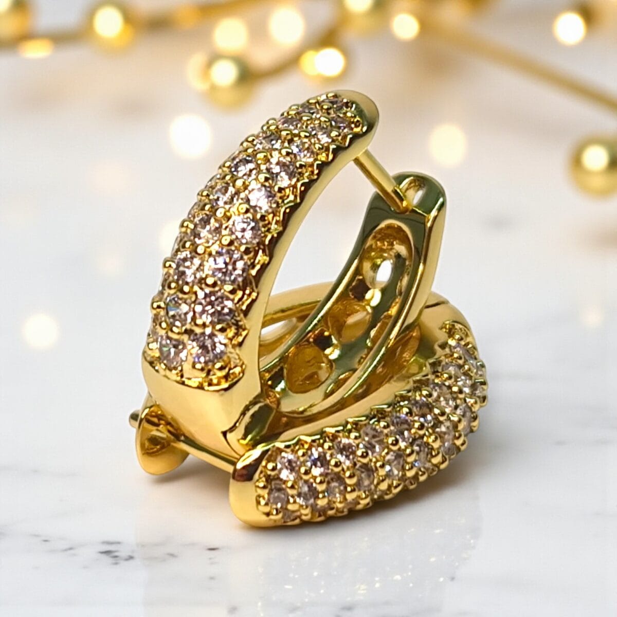 cercei placati aur 18k vanessa 3 cercei placati aur 18k vanessa 3