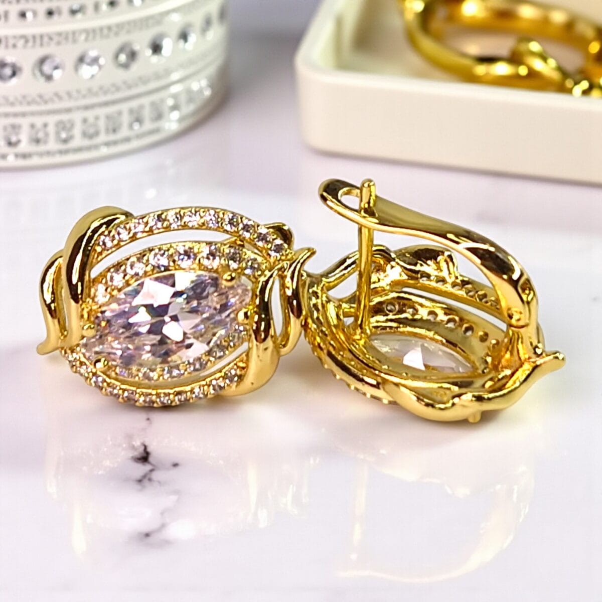 cercei placati aur samantha 5 cercei placati aur samantha 5