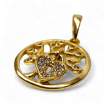 pandantiv placat aur 14k rebeca